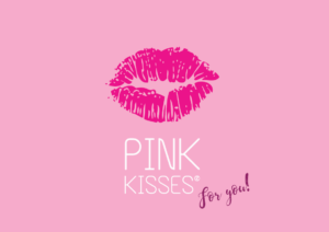 Postkartenmotiv: Pink Kisses for You
