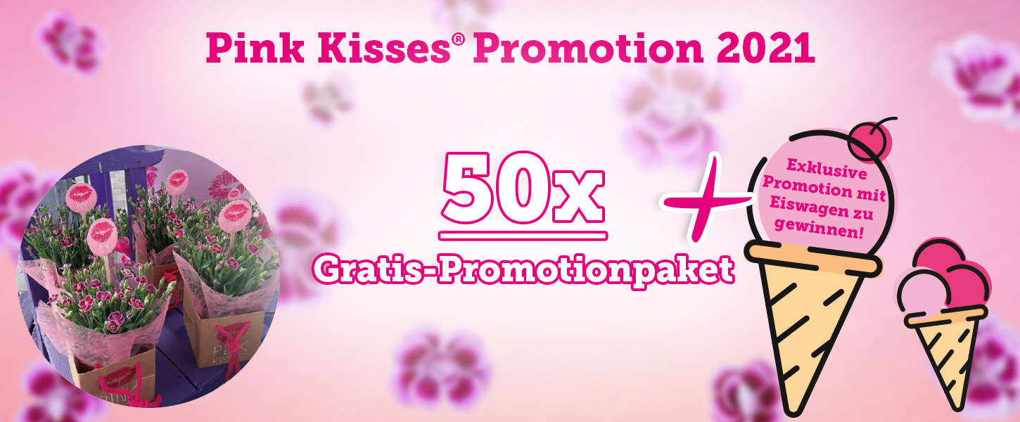Pink Kisses ® Promotion 2021: 50x Gatis-Promotionpaket + exklusive Promotion mit Eiswagen zu gewinnen